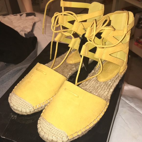 Forever 21 Shoes - Yellow Espadrilles